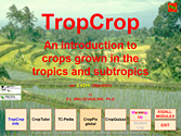 to TropCrop opening screen